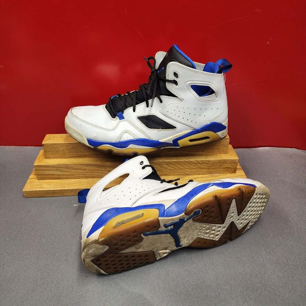 Jordan Flight Club 91 Size 13 White Black Hyper Royal